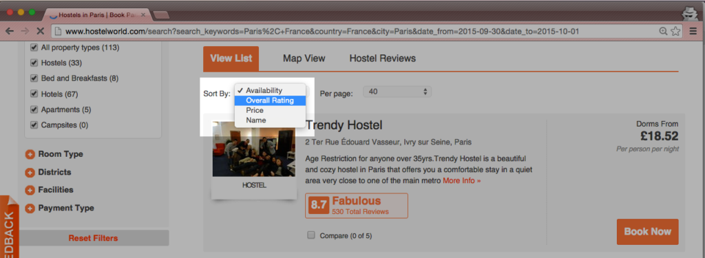 How To Book Hostels in Europe - Read The Hostelworld Reviews 1