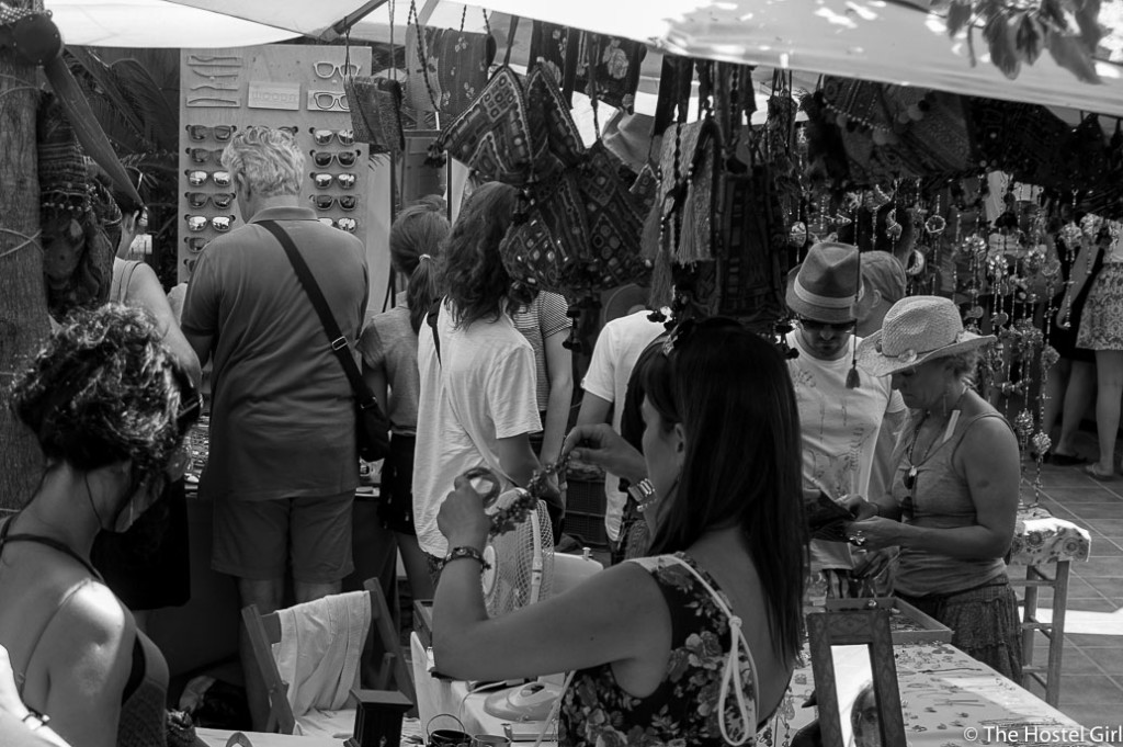 Las Dalias- The Hippy Markets of Ibiza in Black and White -6