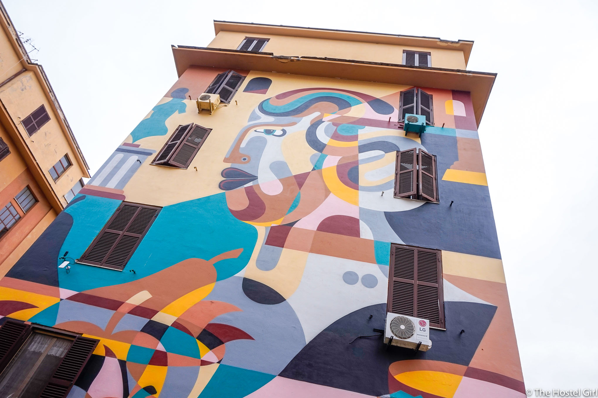 Murals of Tor Marancia Street Art in Rome Big City Life - REKA 11