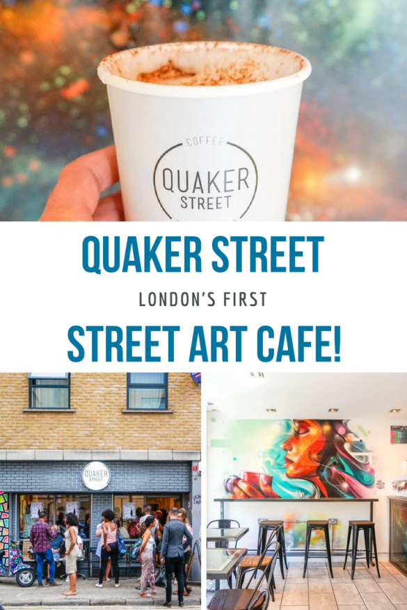 Quaker Street Cafe - Coffee, Cake & Street Art in Shoreditch London 1