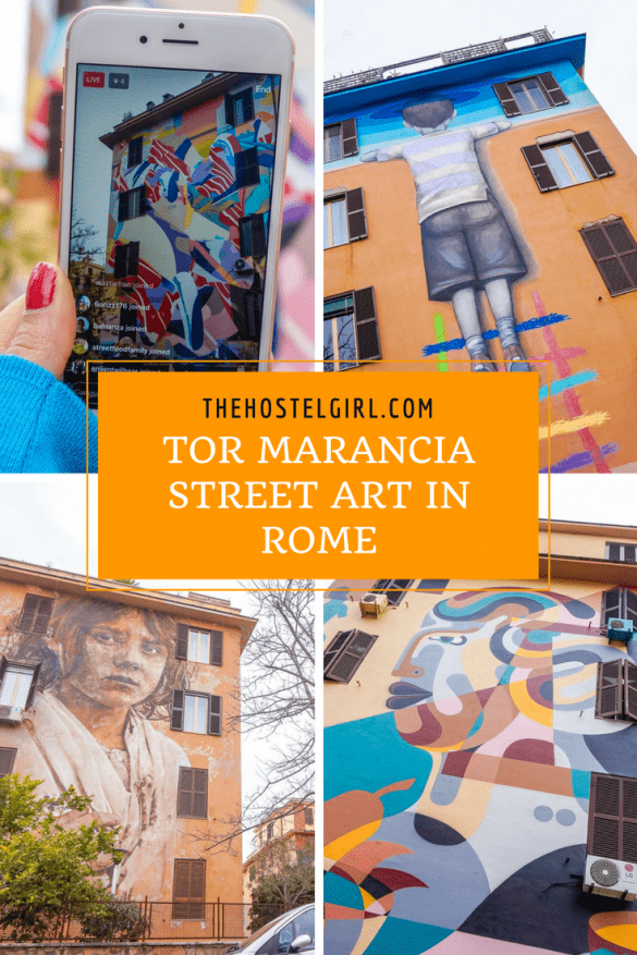Murals of Tor Marancia Street Art in Rome Big City Life PIN 1
